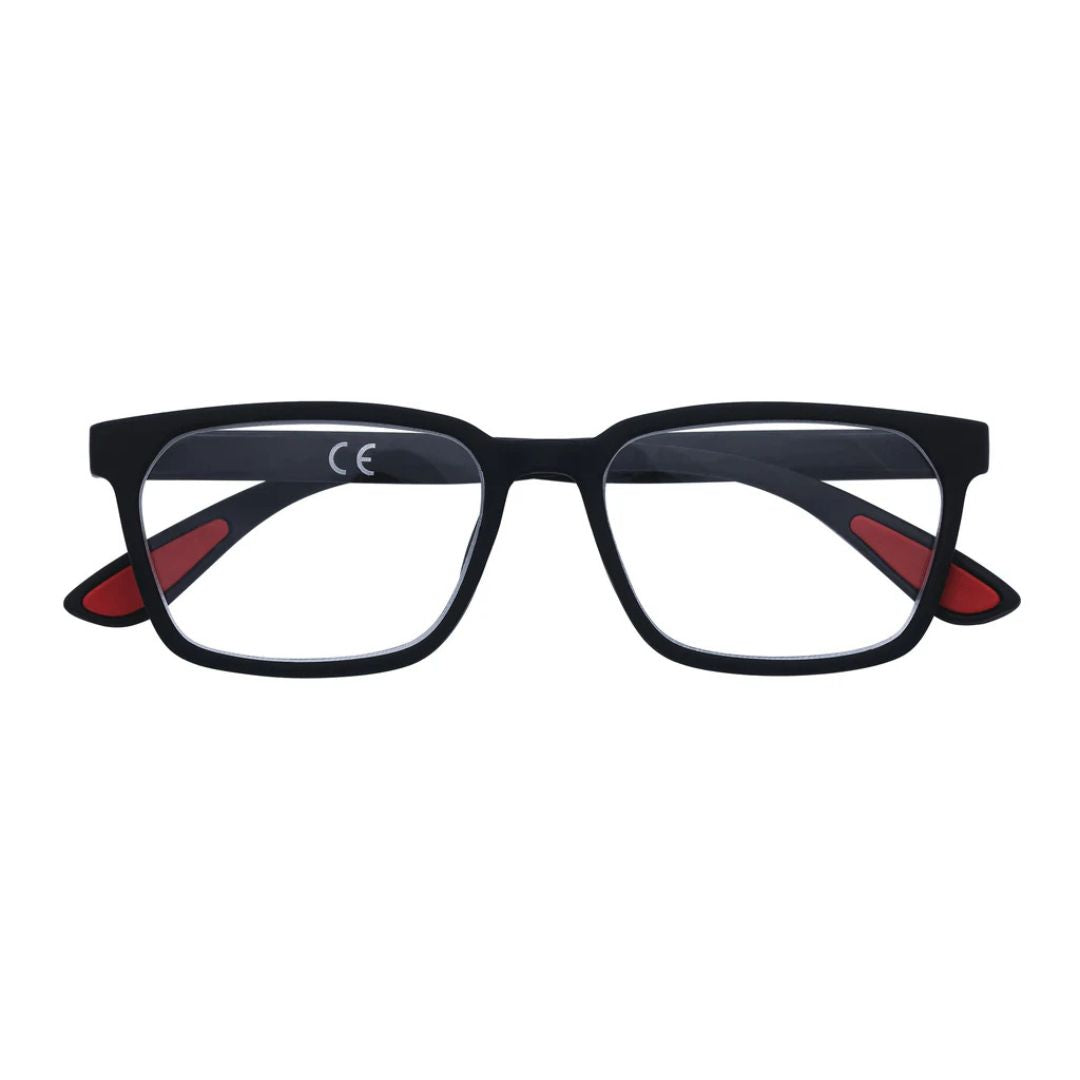 Zippo Reading Glasses +2.50 - 31Z-PR67-250 - Black With Red Rubber