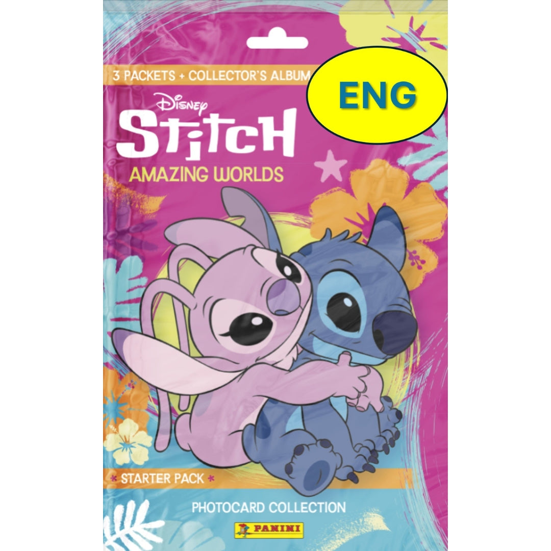Panini Starter Pack - Disney Stitch Amazing Worlds