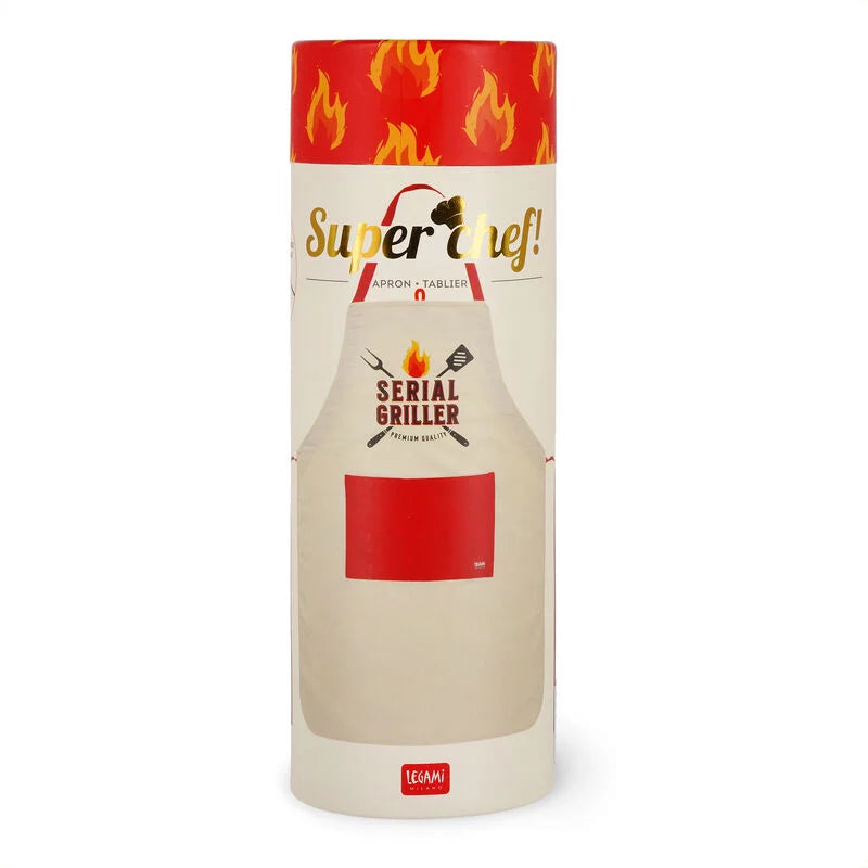 Legami Super Chef Kitchen Apron - Serial Griller