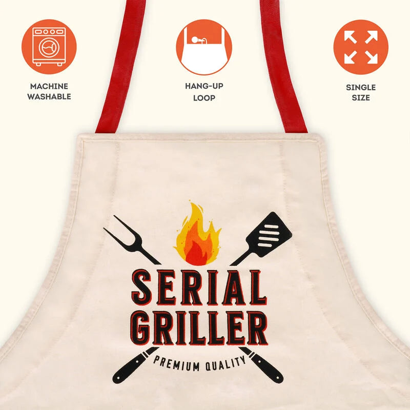 Legami Super Chef Kitchen Apron - Serial Griller