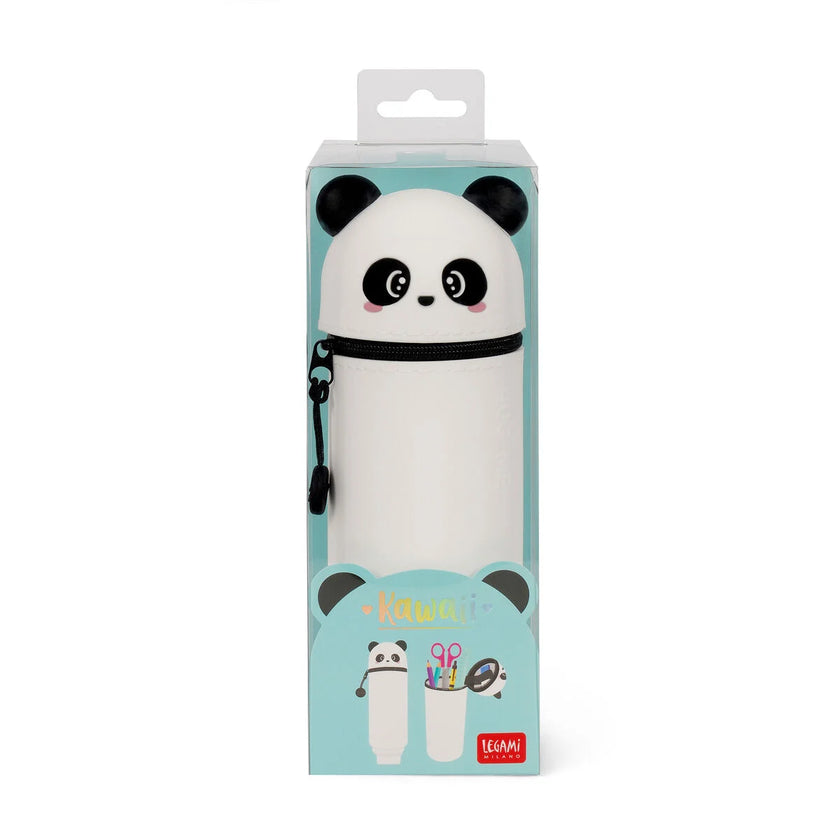 Legami 2-In-1 Silicone Pencil Case - Kawaii - Panda "Hug Me"