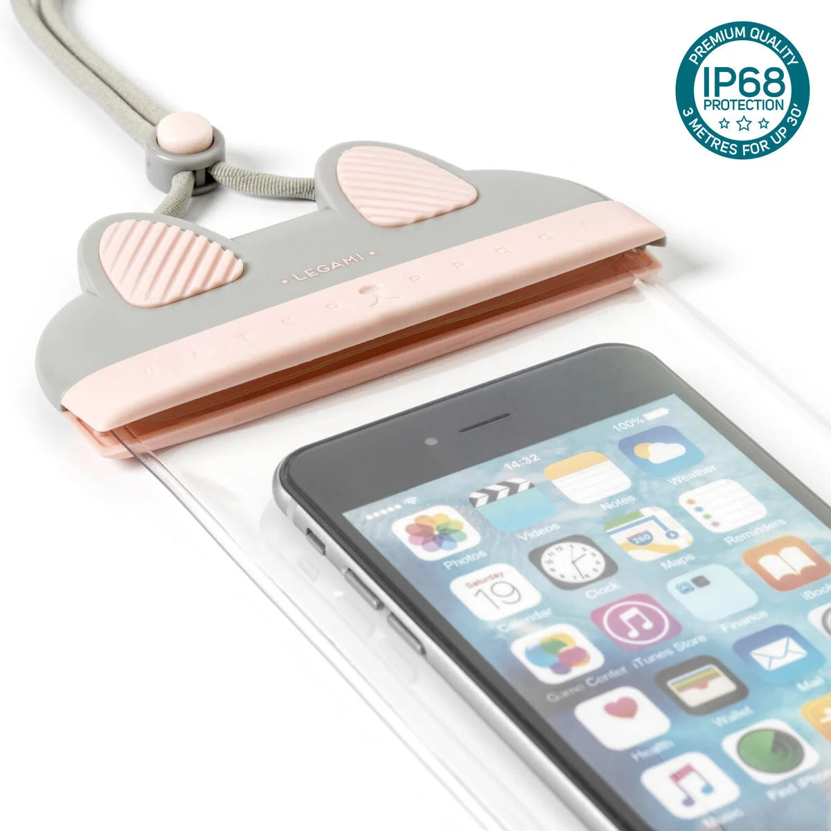 Legami Waterproof Smartphone Pouch - Kitty