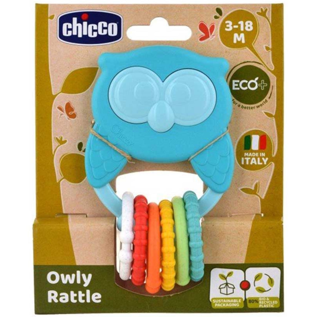 Chicco Eco Owly Rattle 3-18m