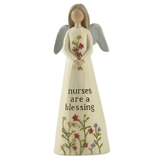 Feather & Grace Nurses Are A Blessing Angel Figurine