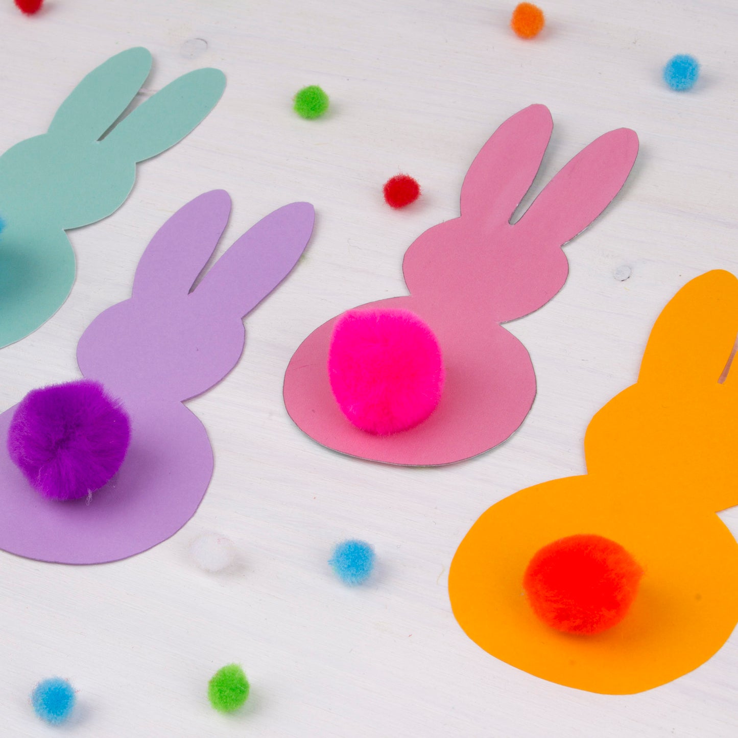 Apli Kids Pom-Poms Assorted Colours And Sizes A Pack Of 78pcs