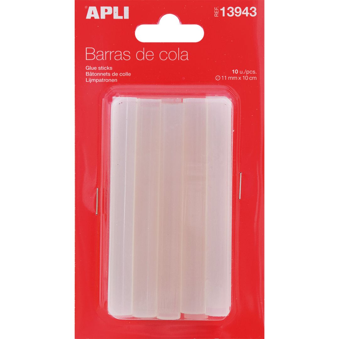 Apli Glue Sticks 11mm A Pack Of 10pcs
