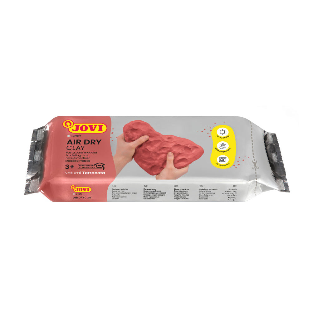Jovi Air Dry Modelling Clay - Terracotta - Various Sizes