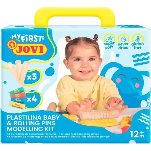 Jovi My First Plastilina Baby & Rolling Pins Modelling Kit 12m+