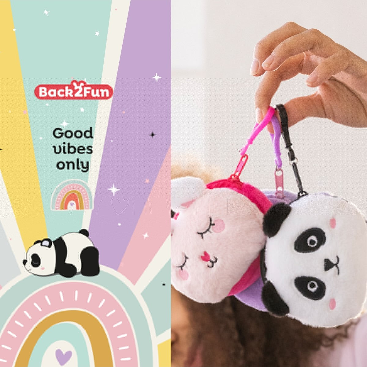 Miquelrius Back2Fun Fluffy Friends Wallet - Panda