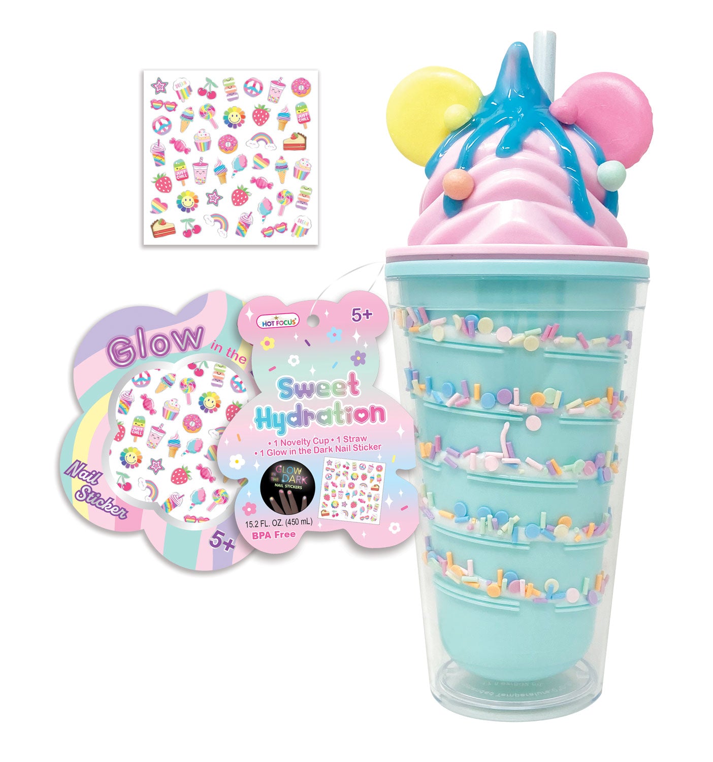 Hot Focus Sweet Hydration Shake Bear 450ml