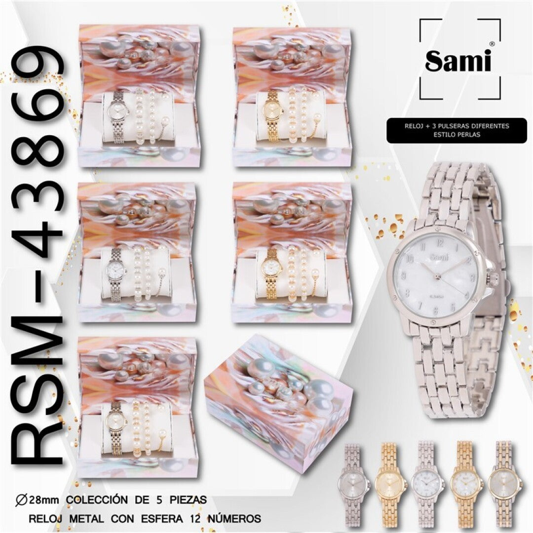 Sami Women's Watch Gift Set RSM-43869 x 1pc Assortment