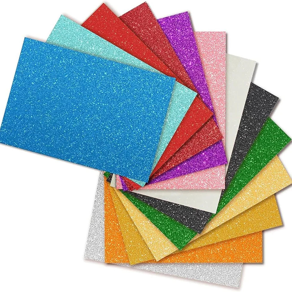 A4 Junior Jolly Glitter Paper 250g x 1pc - Various Colours