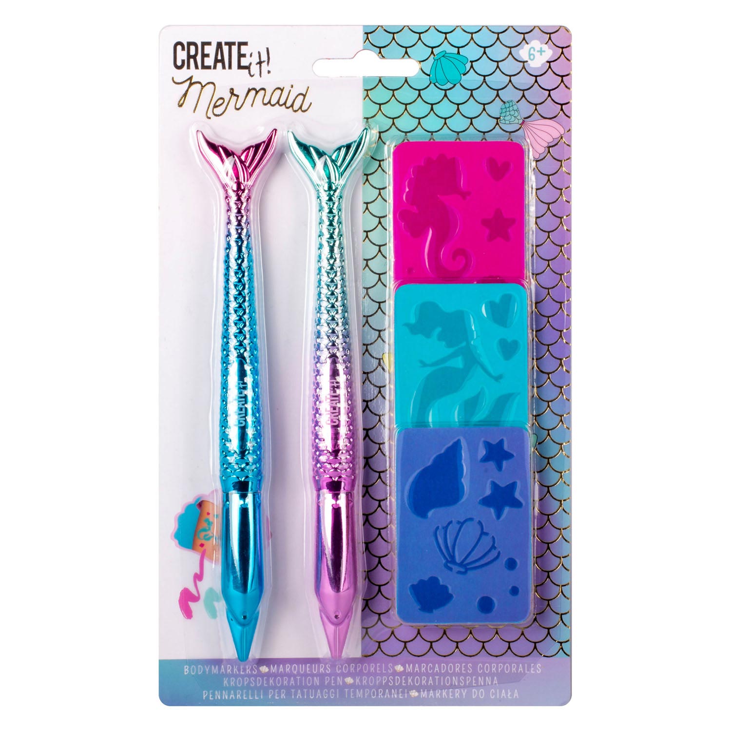 Create It! Mermaid Bodymarkers With 3 Templates