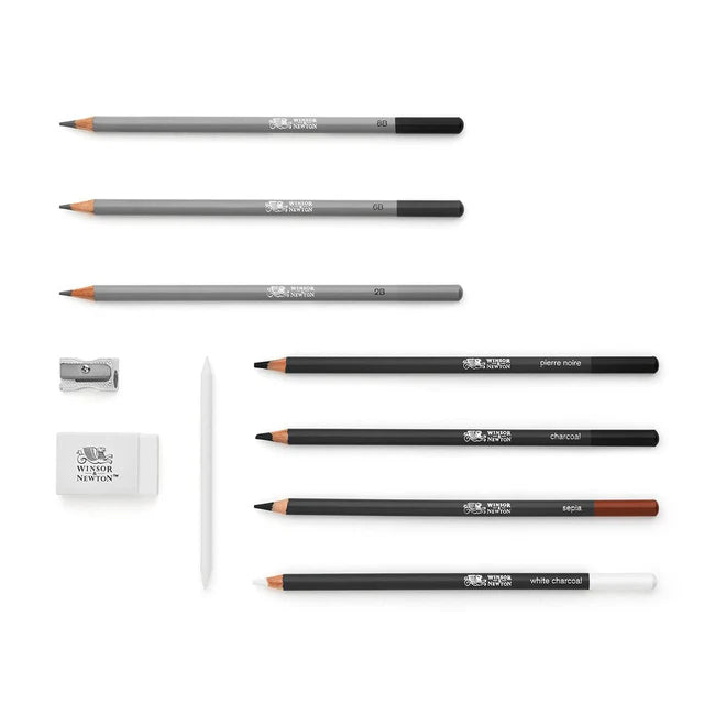 Winsor & Newton Sketching Pencil Set Of 10pcs