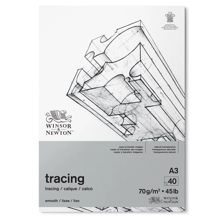 A3 Winsor & Newton Tracing Pad 70gsm 40 Sheets
