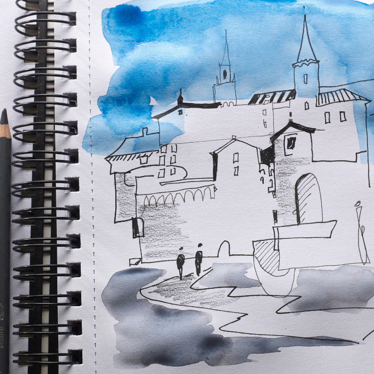 A4 Winsor & Newton Spiral Sketchbook 170gsm 50p