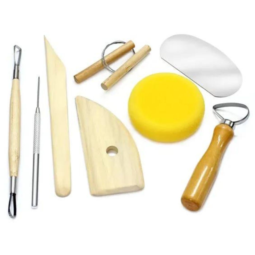 Isomars Pottery Tools Student A Set Of 8pcs