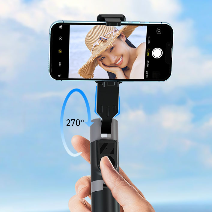 Bwoo Mobile Phone Wireless Remote Control Tripod Mount Selfie Stick