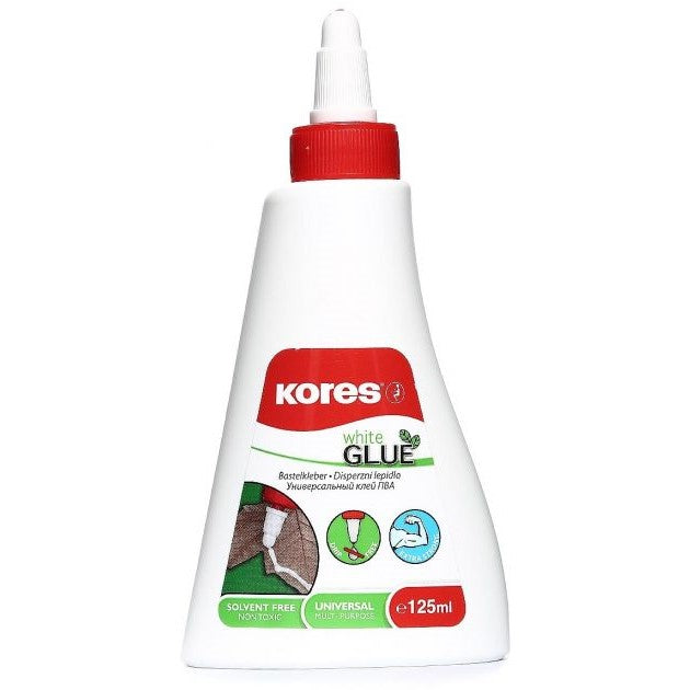 Kores White PVA Glue - 125ml