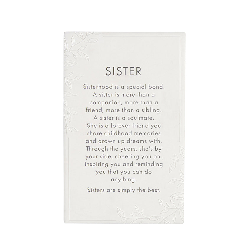 Splosh Ceramic Plaque Precious Quote 16 x 10cm - Sister