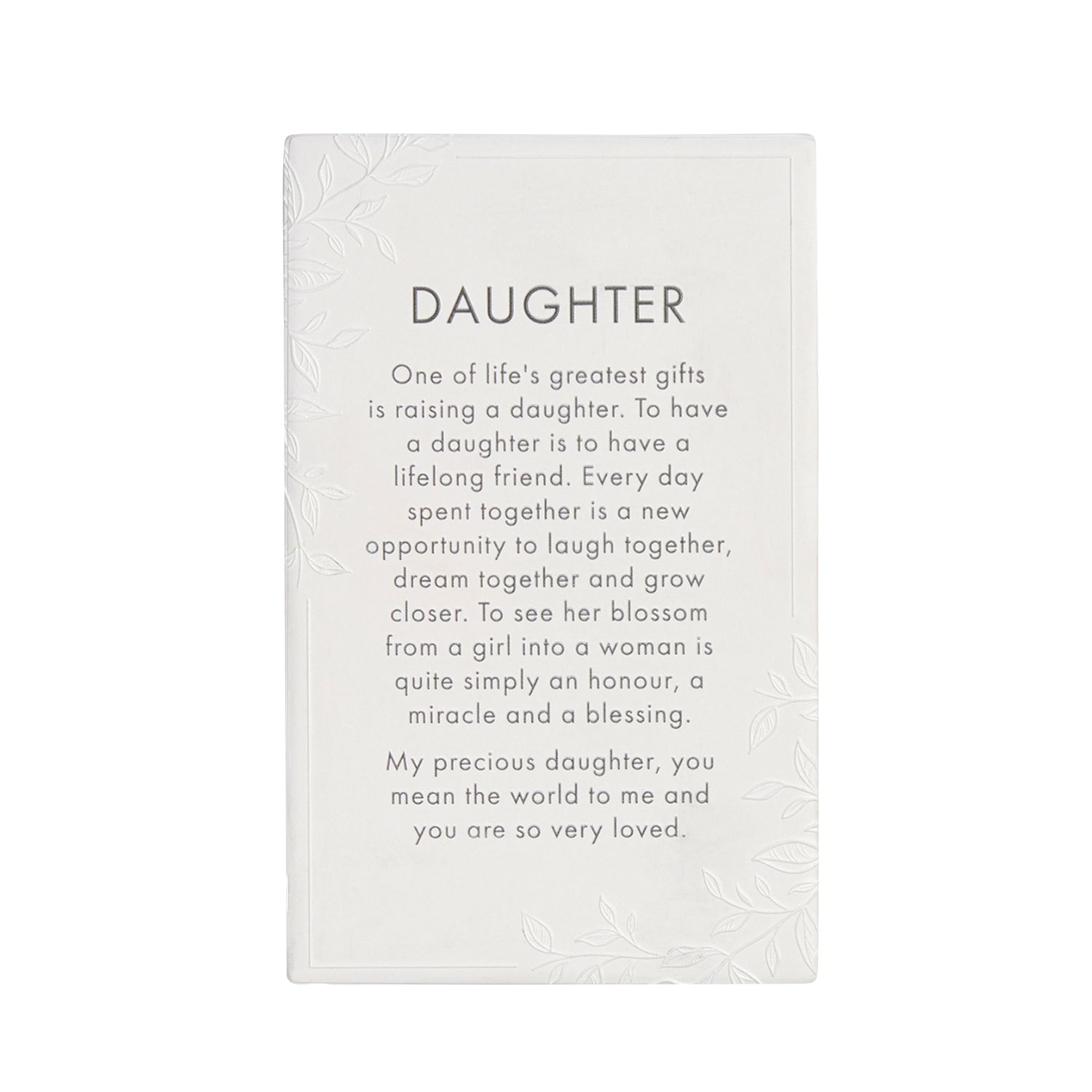 Splosh Ceramic Plaque Precious Quote 16 x 10cm - Daughter