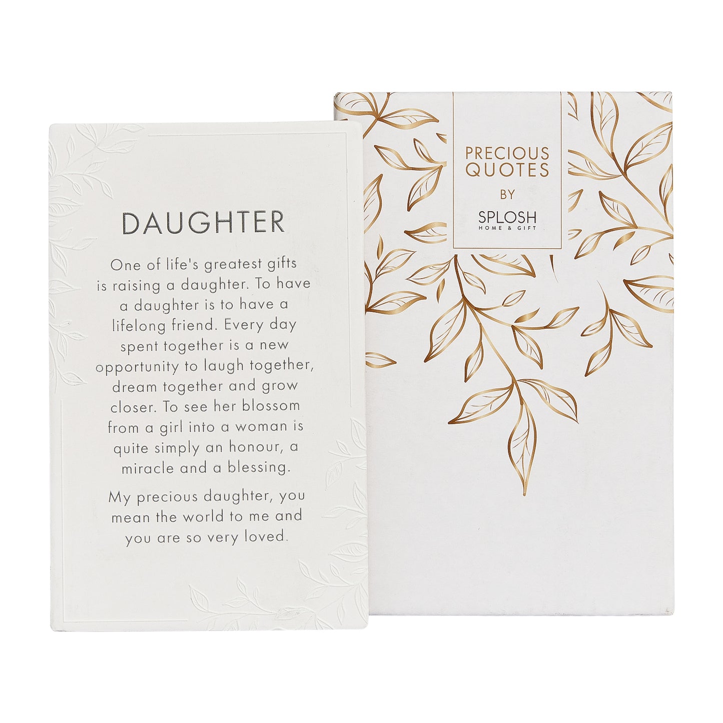 Splosh Ceramic Plaque Precious Quote 16 x 10cm - Daughter
