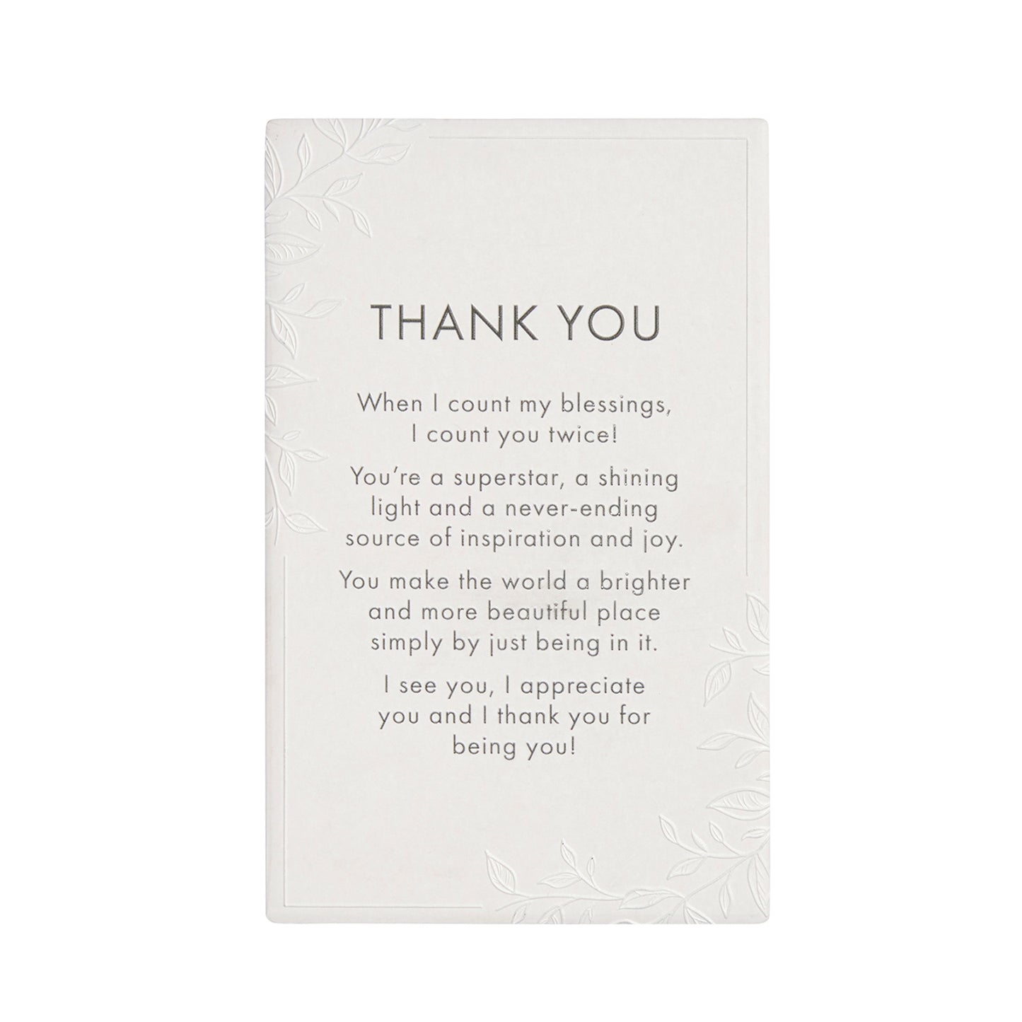 Splosh Ceramic Plaque Precious Quote 16 x 10cm - Thanks