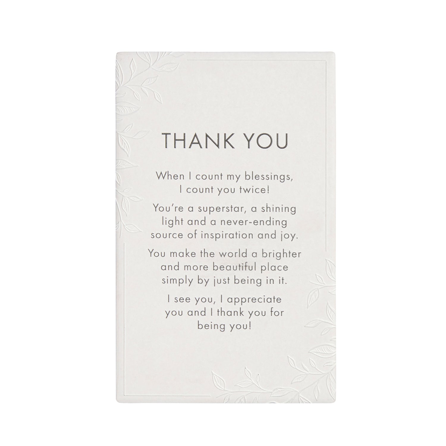 Splosh Ceramic Plaque Precious Quote 16 x 10cm - Thanks