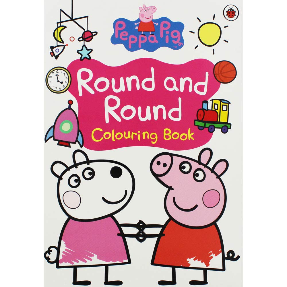 Peppa Pig - Round And Round Colouring Book