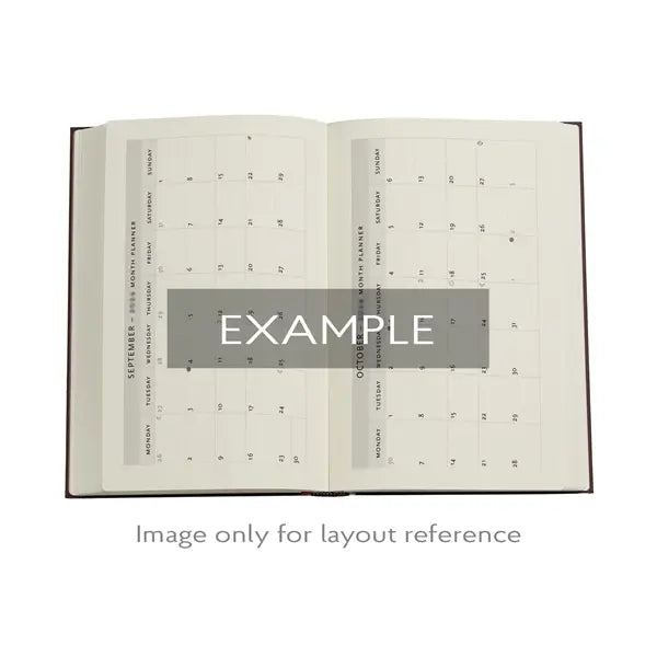 Paperblanks MINI - 12-Month Planner Week To View 2026 - 2026 Morris Birds