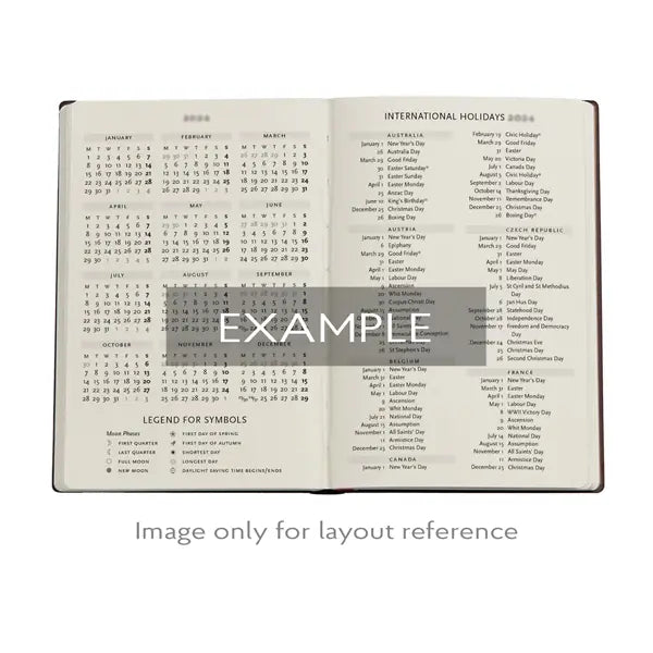 Paperblanks MINI - 12-Month Planner Week To View 2026 - 2026 Morris Birds
