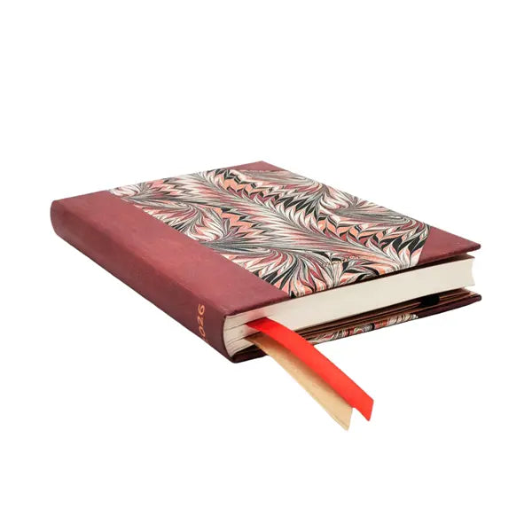 Paperblanks MINI - 12-Month Planner Week To View 2026 - 2026 Rubedo