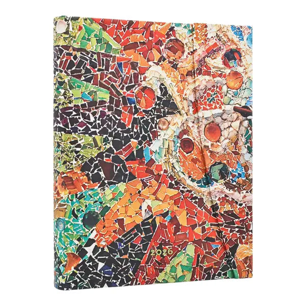 Paperblanks ULTRA - 12-Month Planner Day Per Page 2026 - 2026 Gaudi’s Sun