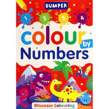 Bumper Colour by Numbers - Dinosaur Colouring