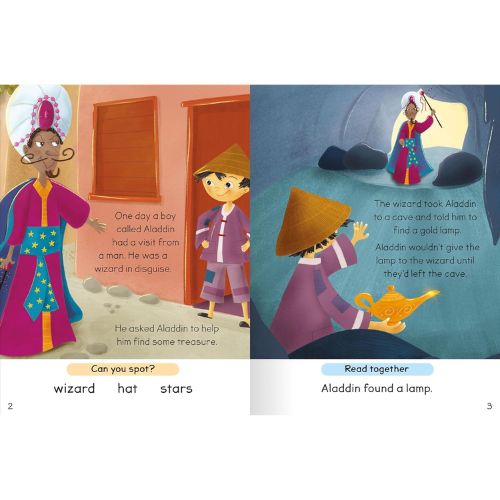 M.Kelly Reading With Fairytales - Aladdin - Paperback