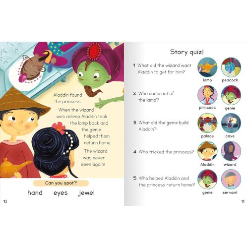 M.Kelly Reading With Fairytales - Aladdin - Paperback