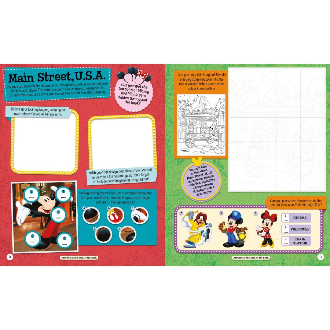 Disneyland Sticker & Activity Book