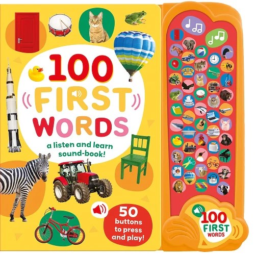 100 First Words - Children's 50 Button Sound Book
