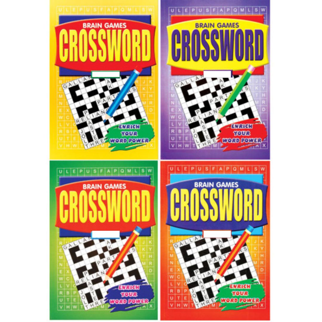 A5 Crossword Book x 1pc Assortment