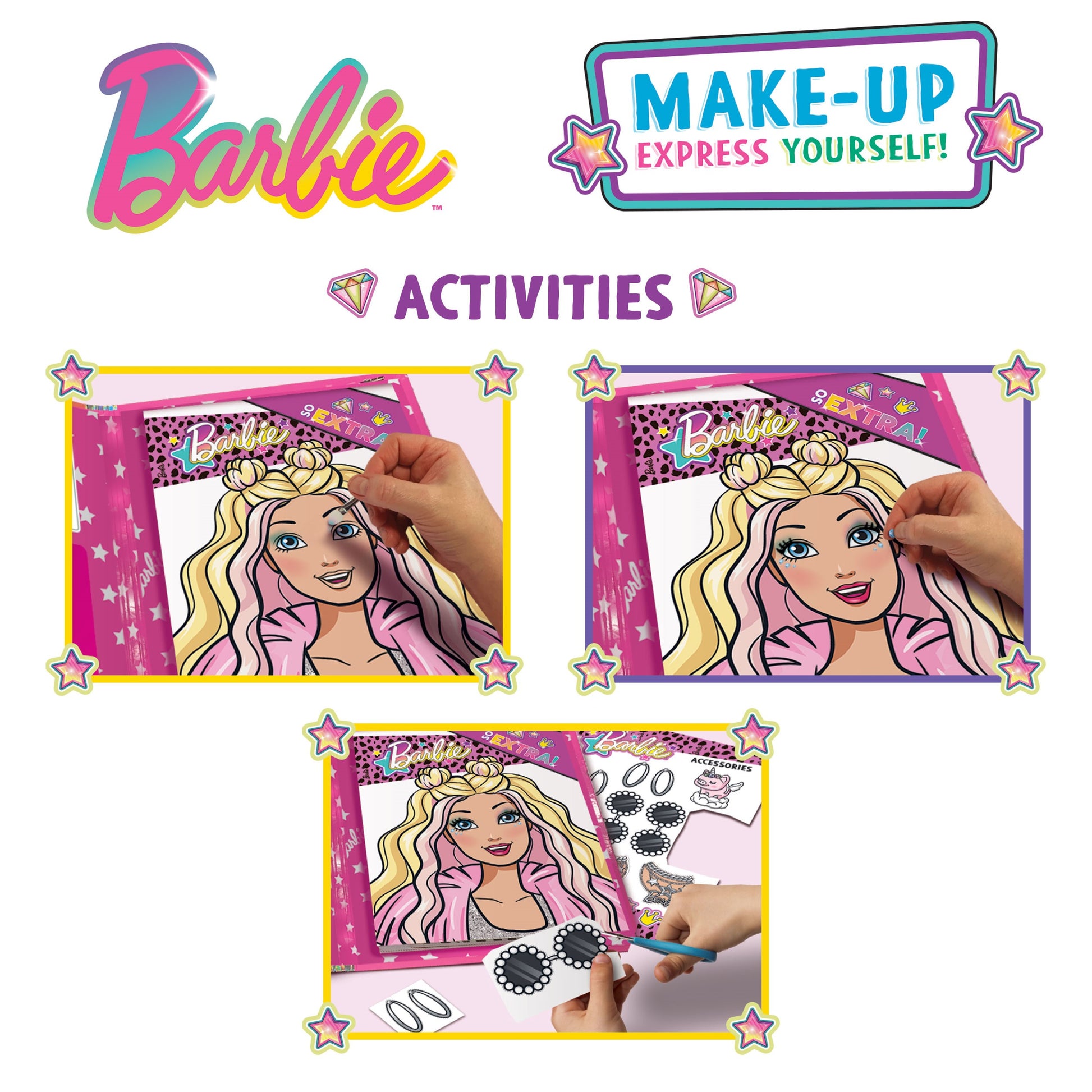 Lisciani Barbie Sketchbook Make-Up Express Yourself