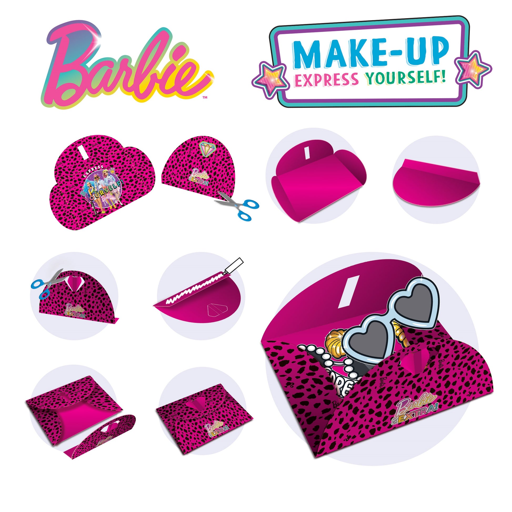 Lisciani Barbie Sketchbook Make-Up Express Yourself