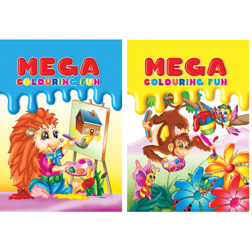 MEGA Colouring Fun - Colouring Book x 1pc Assortment