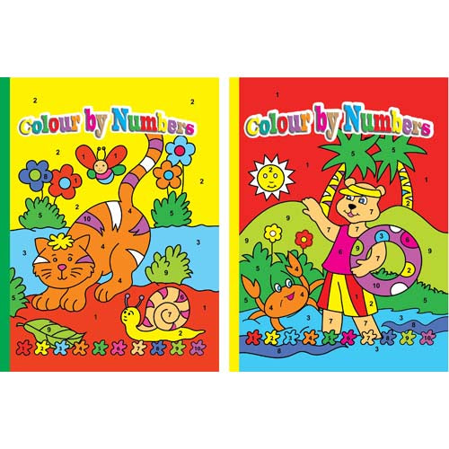 Colour By Number x 1pc Assortment