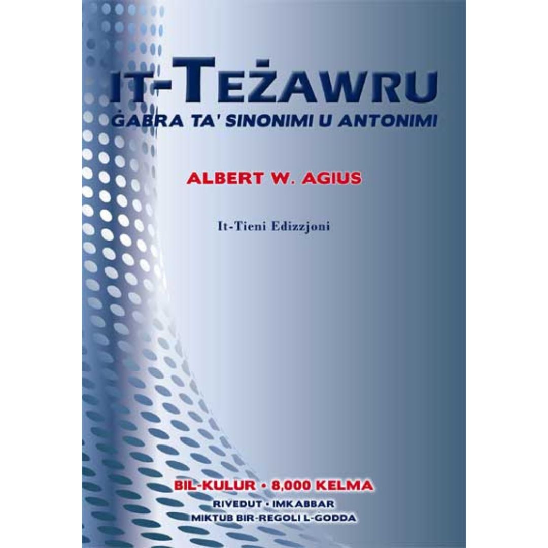 It-Tezawru Gabra Ta' Sinonimi U Antonimi