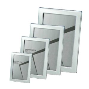 Silver Plated Mirror Finish Photo Frame - Various Sizes