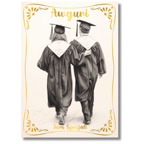 Awguri (graduation) - Greeting Card