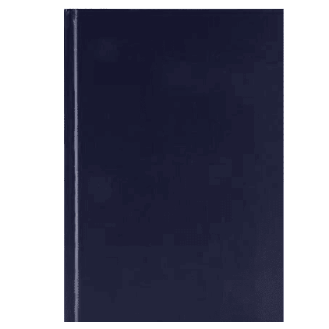 A4 Printex SINGLE Column Cash Book - Ruled, Blue/Black
