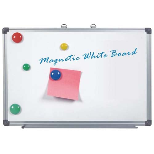 90 x 180cm - Foska White Board - Aluminium Frame