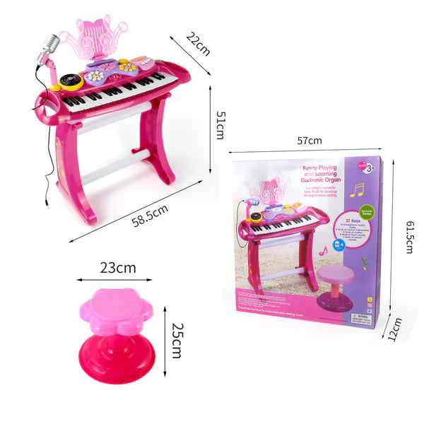 Electronic Keyboard/Piano Pink 37-Key Keyboard
