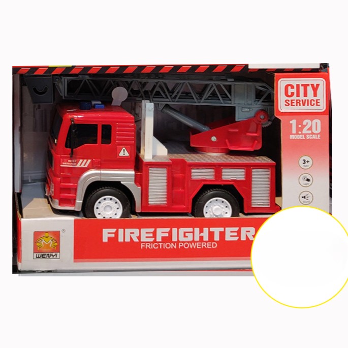 City Service Friction Firefighter W/Music & Light